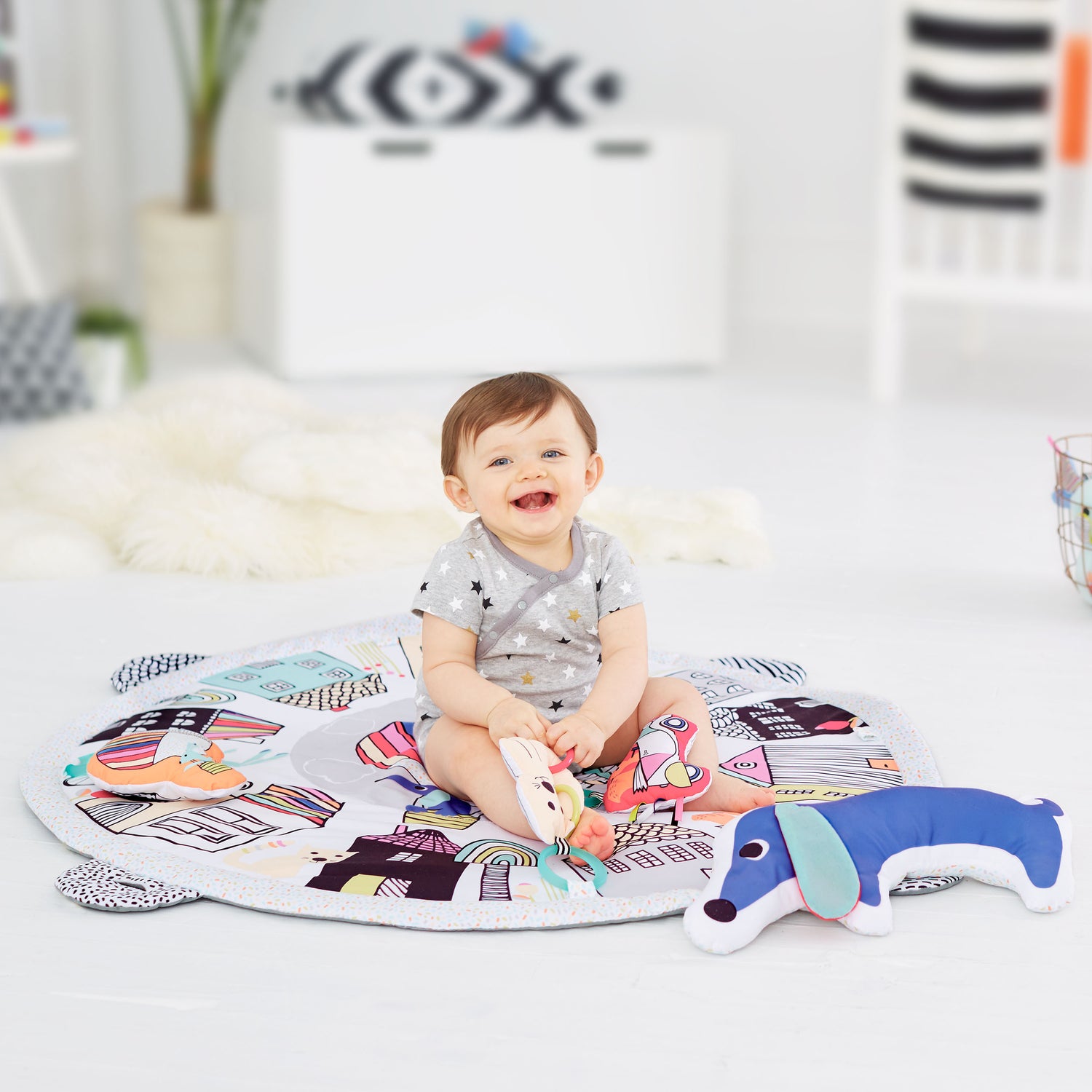 Skip Hop Vibrant Village Smart Lights Activity Gym Free Delivery The Stork Nest