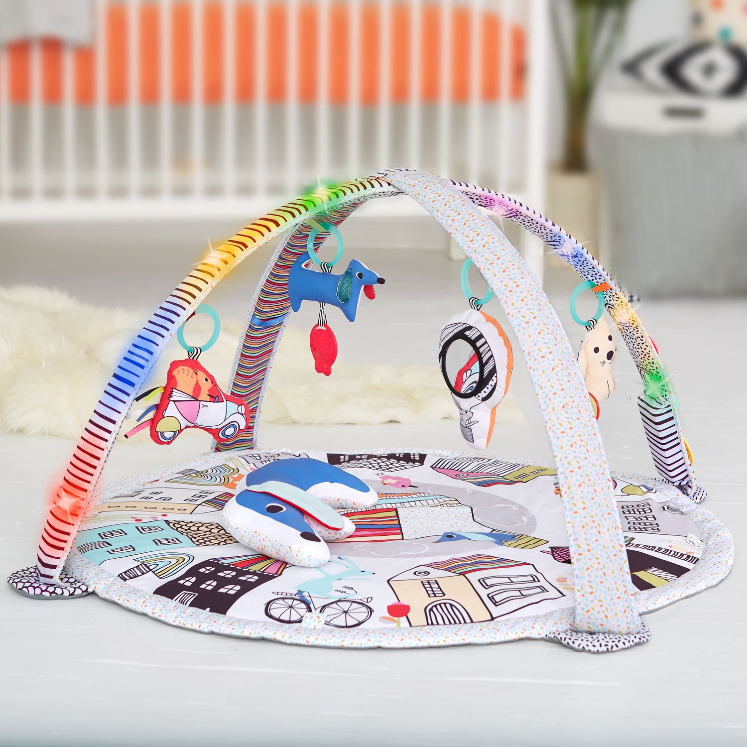 Light up store activity gym