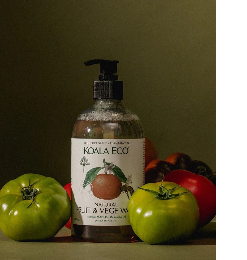 Koala Eco Natural Fruit & Vege Wash Mandarin • Free Delivery • The Stork Nest