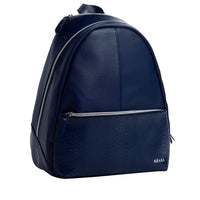 San Francisco Nappy Backpack - Blue with Snake Print