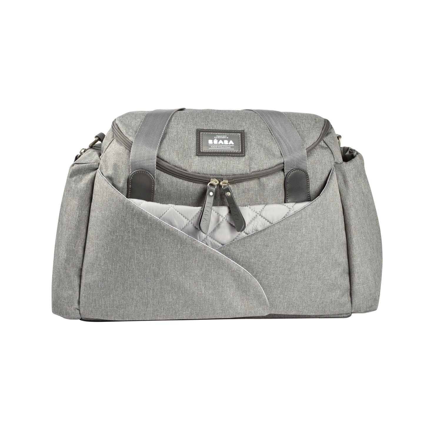 Beaba Sydney II Nappy Bag Heather Grey Free Delivery The Stork Nest