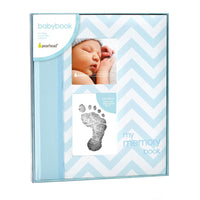 Pearhead - Blue Chevron Baby Book-The Stork Nest