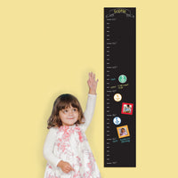 Pearhead - Chalkboard Decal Growth Chart-The Stork Nest