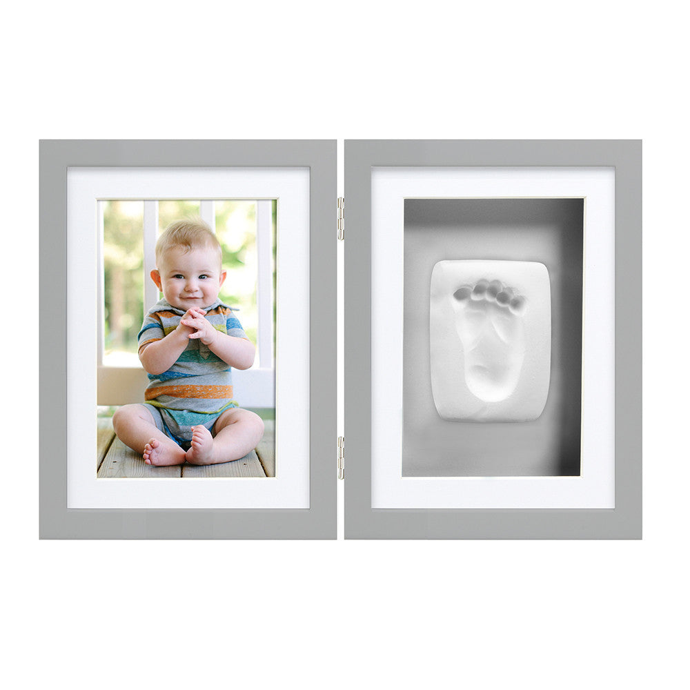 Pearhead - Grey Babyprints Desktop Frame-The Stork Nest